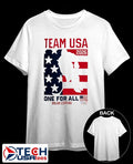 Team USA Hockey 2026 Winter Olympics One For All Heart of Gold shirt