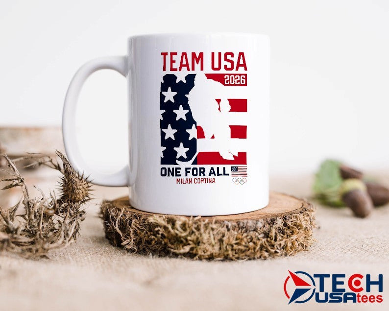 Team USA Hockey 2026 Winter Olympics One For All Heart of Gold shirt