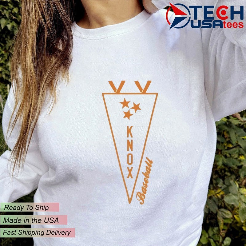 Tennessee Volunteers Baseball Knox pennant shirt