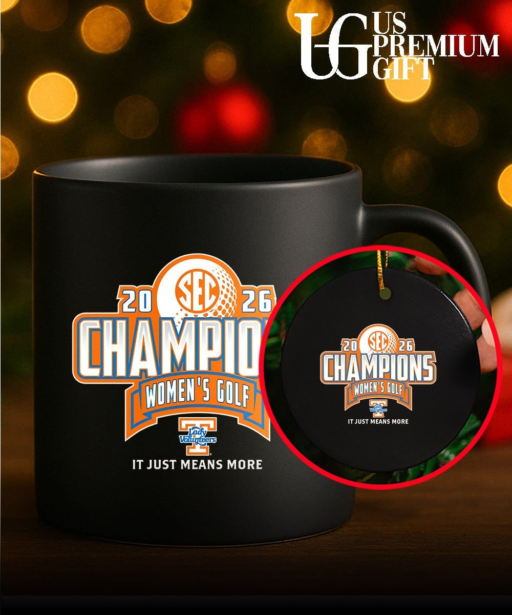 Tennessee Volunteers Lady Vols 2026 SEC Women’s Golf Champions Locker Room logo shirt