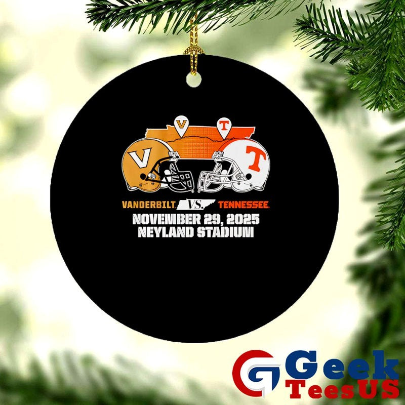 Tennessee Volunteers and Vanderbilt Commodores football 2025 Matchup shirt