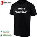 Terrified at the farmer’s market anxiety quote shirt