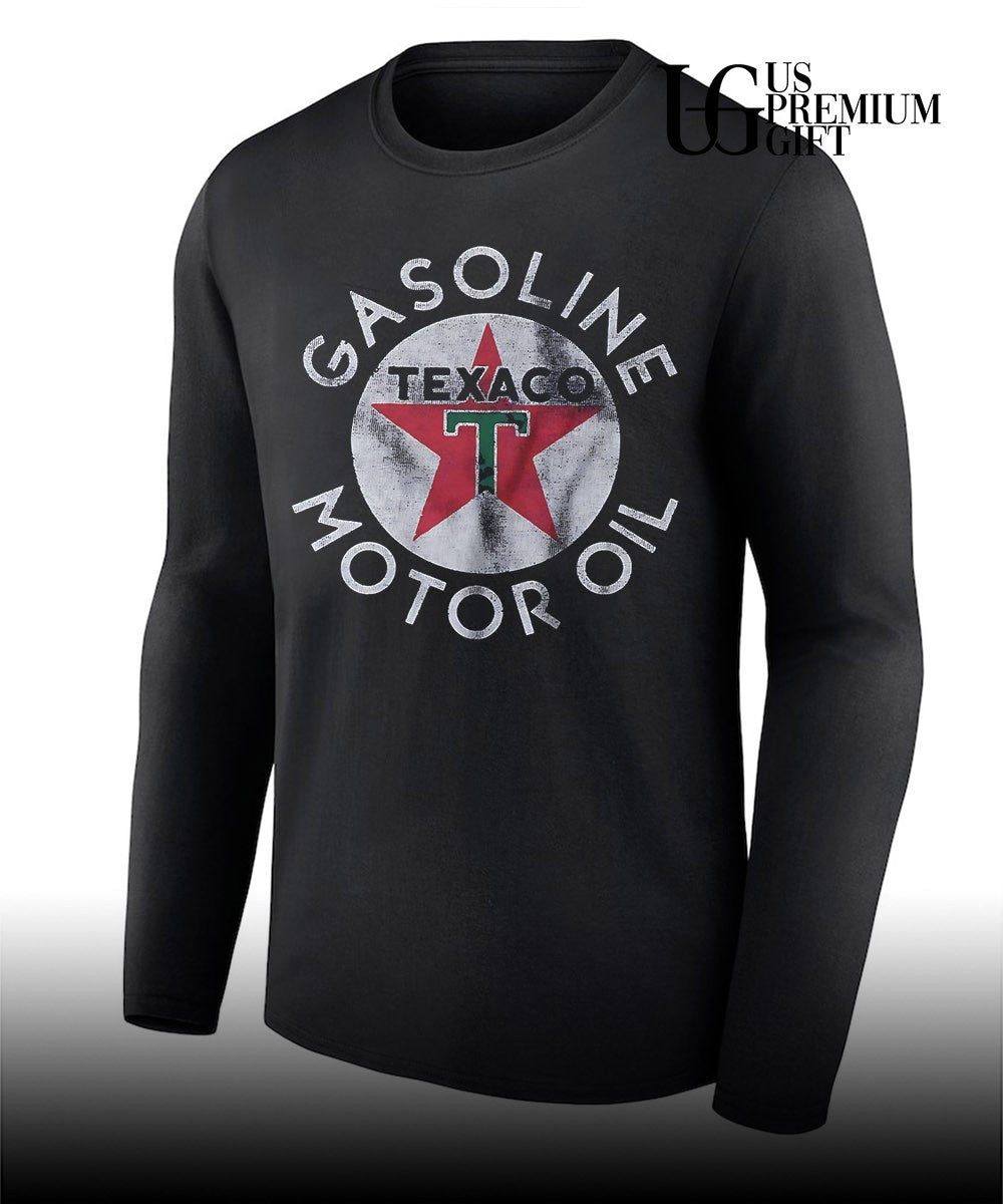 Texaco Gasoline Motor Oil Petrol Station Logo Branding shirt
