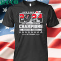 Texans Back 2 Back 2024 AFC South Division Champions Shirt