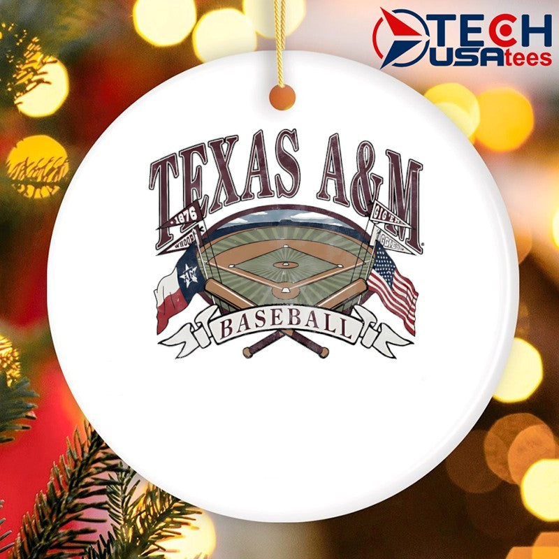 Texas A and M Aggies Baseball Flags and Field shirt