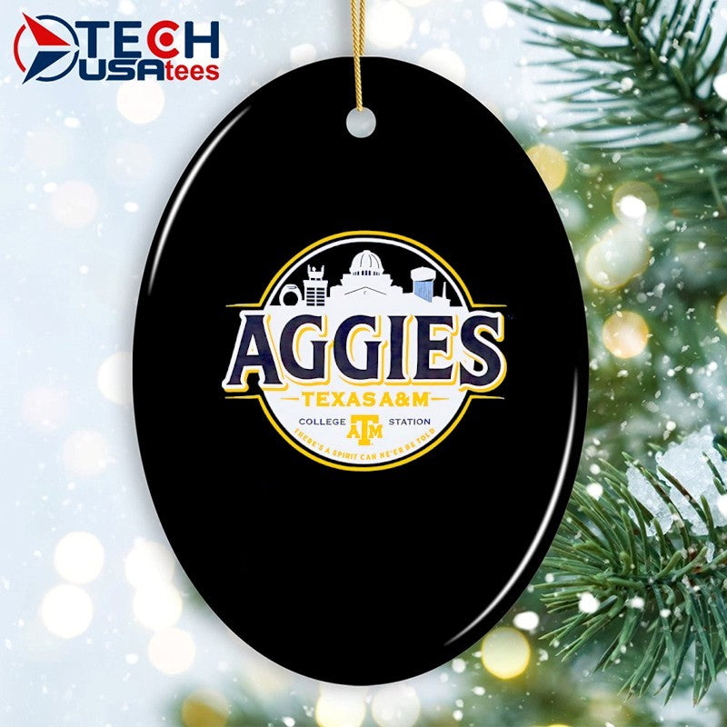 Texas A and M Aggies College Station X Brewed Light logo shirt