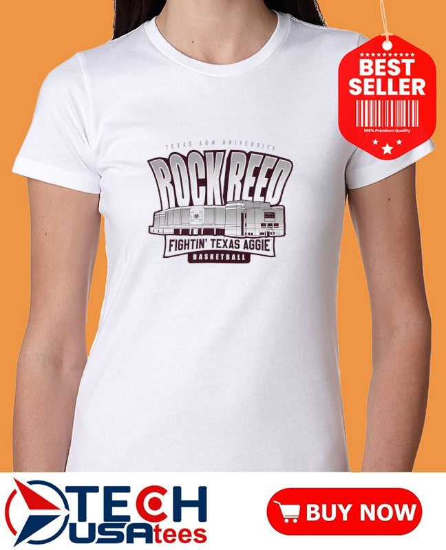 Texas A and M Aggies Rock Reed Basketball shirt