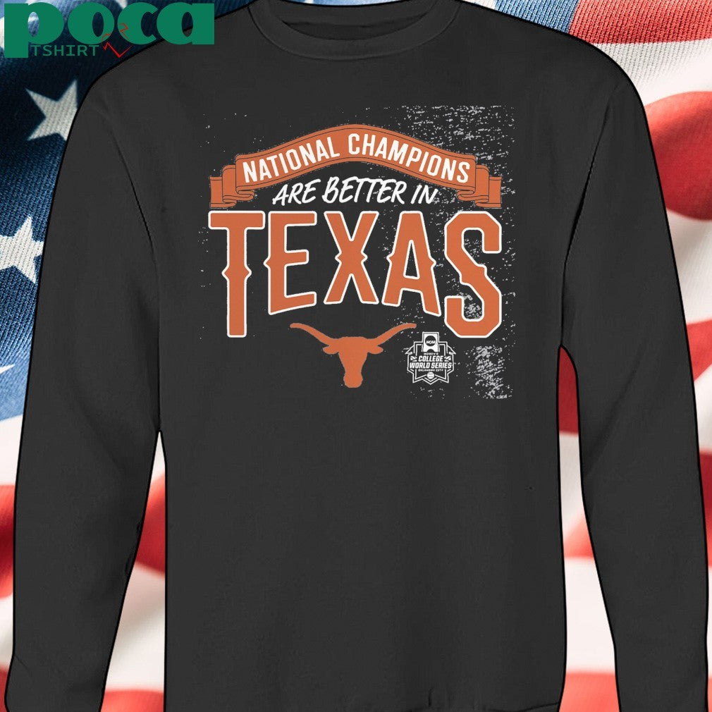 Texas Longhorns 2025 NCAA Softball Women’s College World Series Champions Tri-Blend T-Shirt