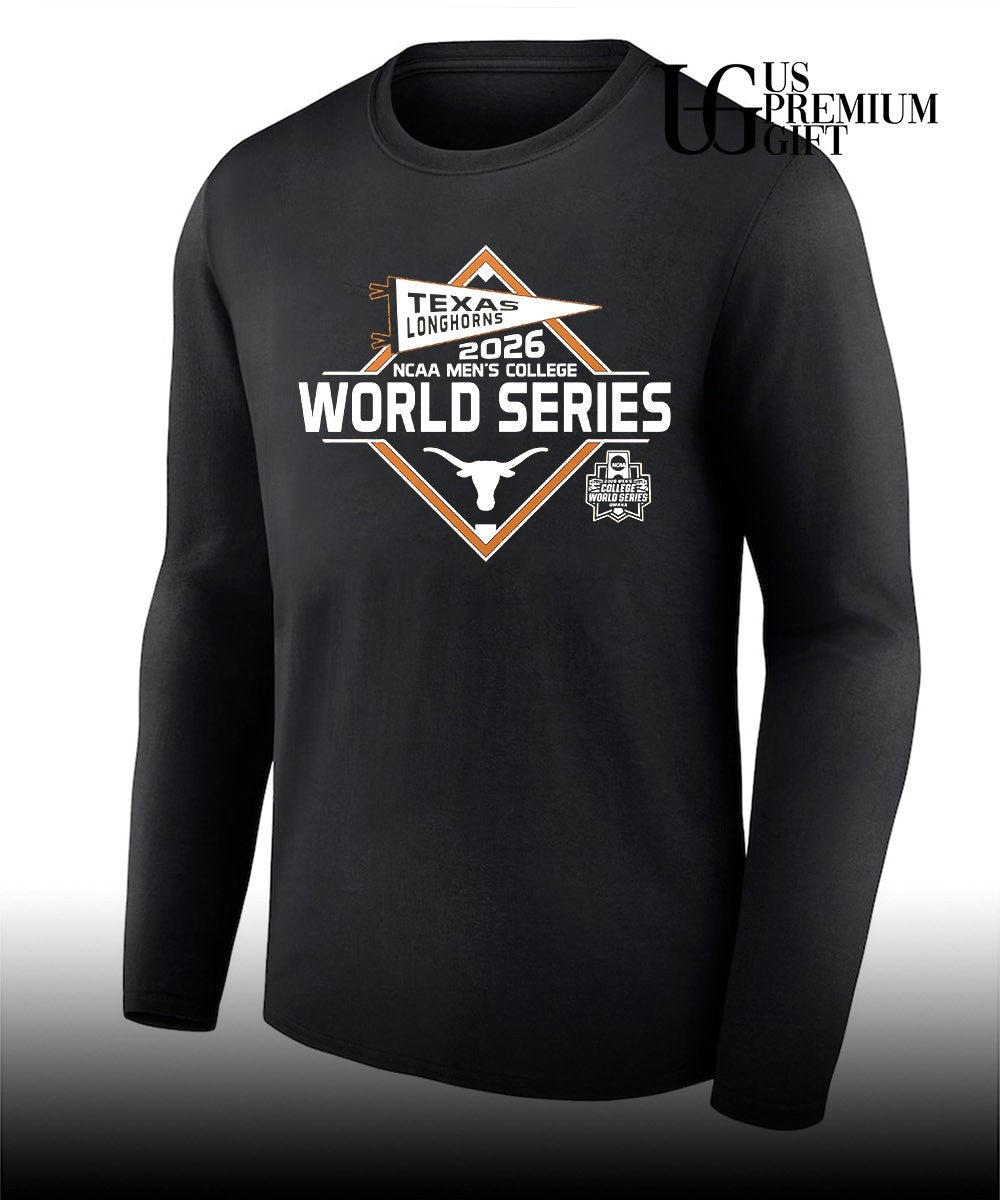 Texas Longhorns 2026 Baseball NCAA Men’s College World Series shirt