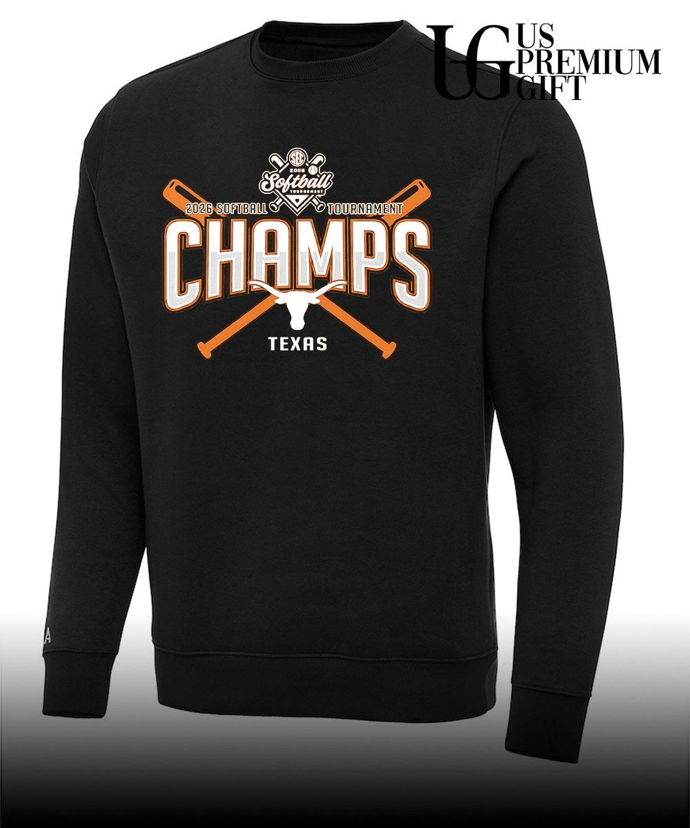Texas Longhorns 2026 SEC Softball Tournament Champs graphic celebrating shirt