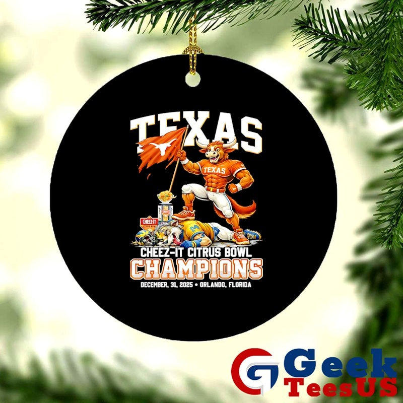 Texas Longhorns Cheez-It Citrus Bowl Champions December 2025 T-shirt