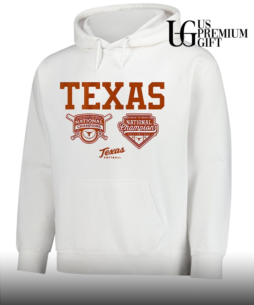 Texas Longhorns Softball NCAA Back-To-Back National Champions 2026 shirt