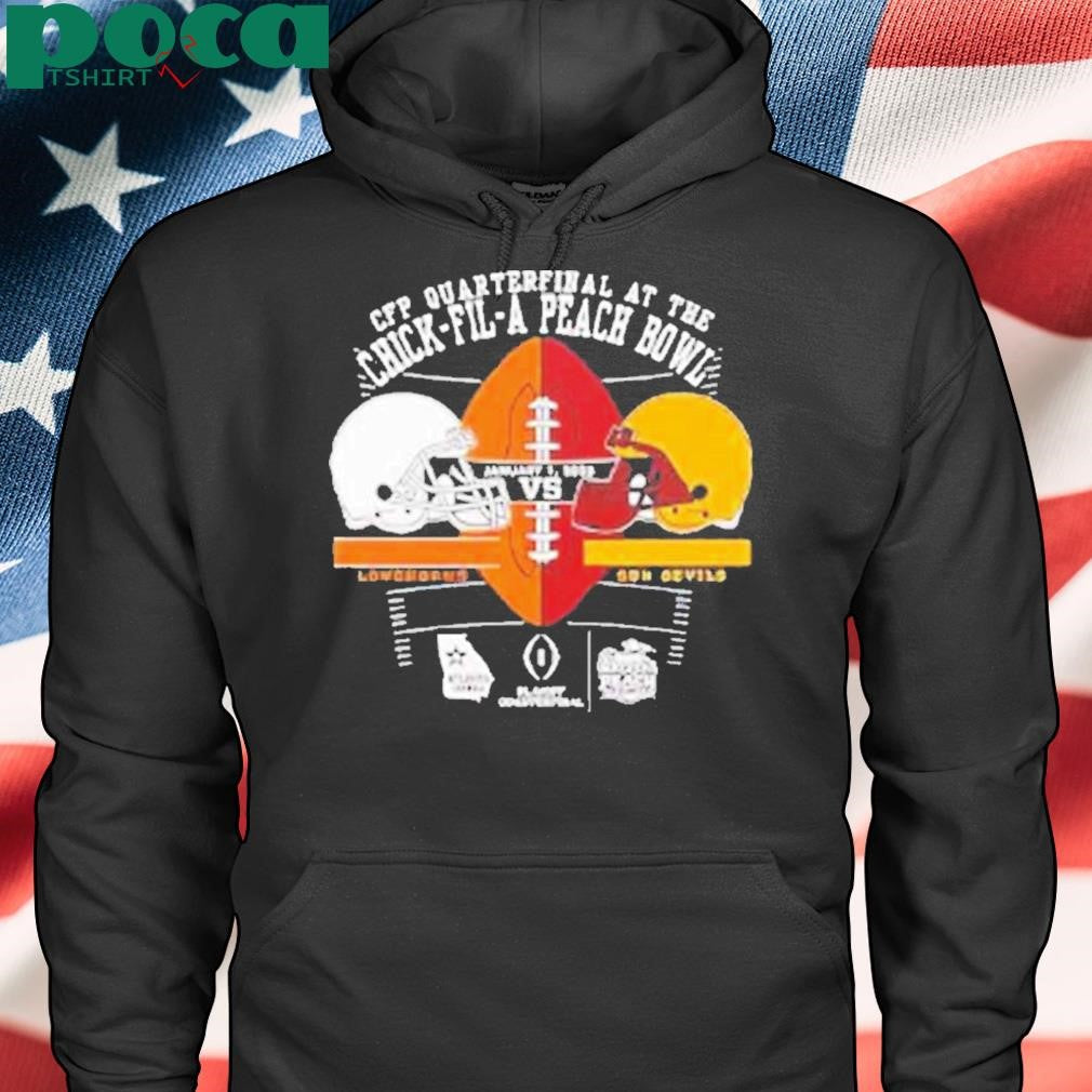 Texas Longhorns Vs Arizona State Sun Devils Peach Bowl 2025 Shirt