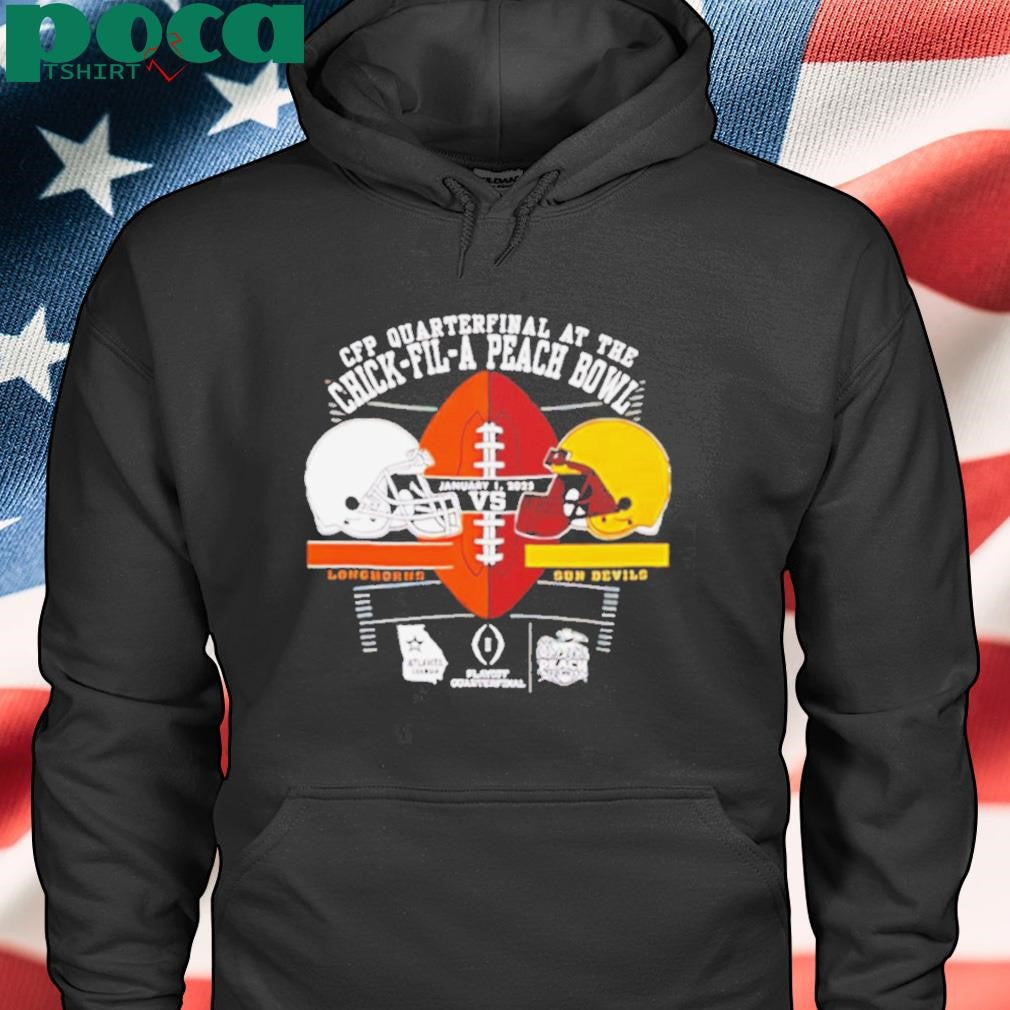 Texas Longhorns Vs Arizona State Sun Devils Peach Bowl 2025 head to head shirt