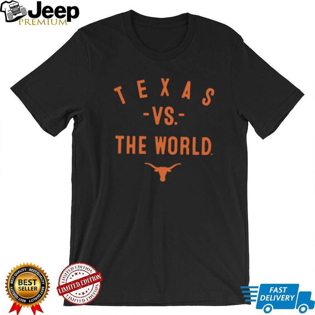 Texas Longhorns vs the World 2026 logo shirt