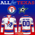 Texas Rangers x Dallas Stars Night 2026 Hockey Jersey