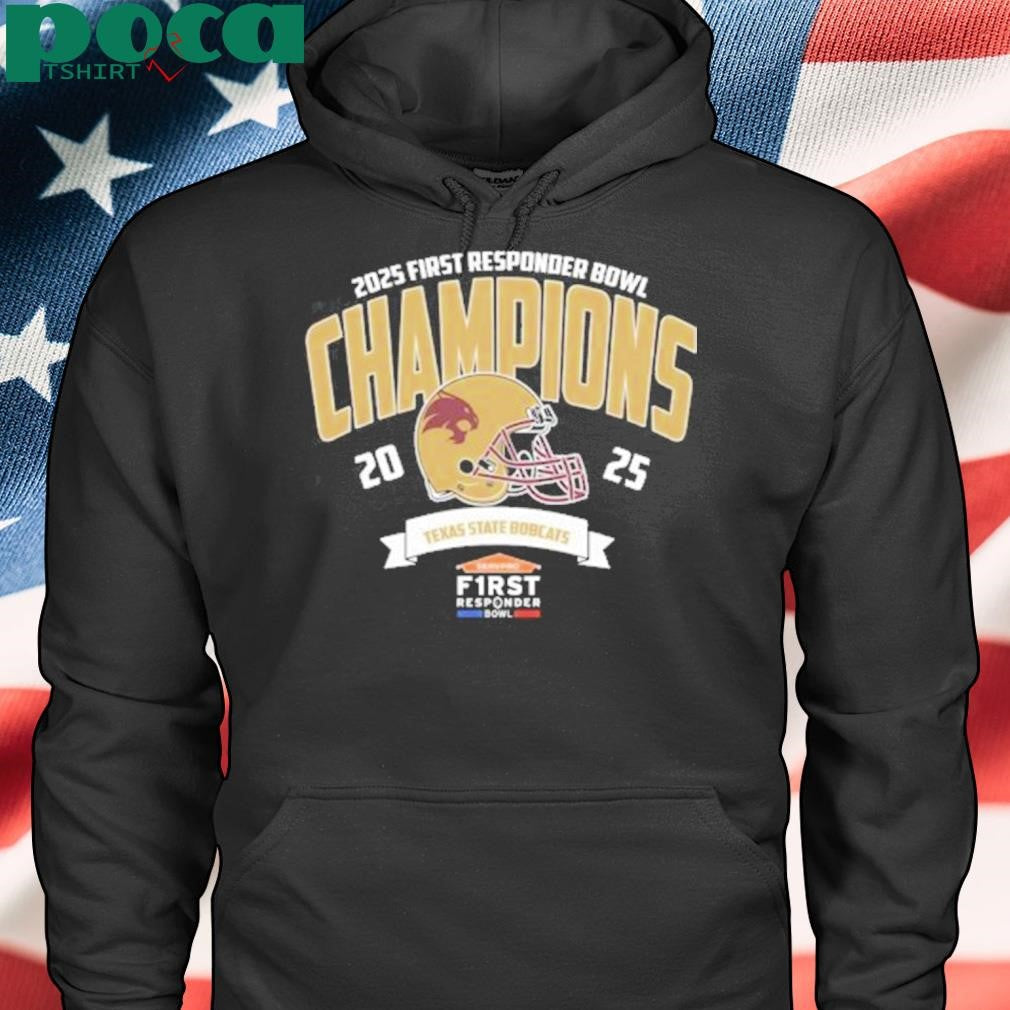 Texas State Bobcats Football Champions 2025 Servpro First Responder Bowl NCAA College Football Shirt