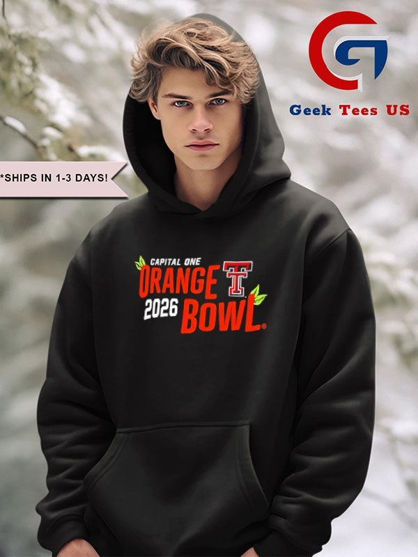 Texas Tech Red Raiders 2026 Capital One Orange Bowl shirt