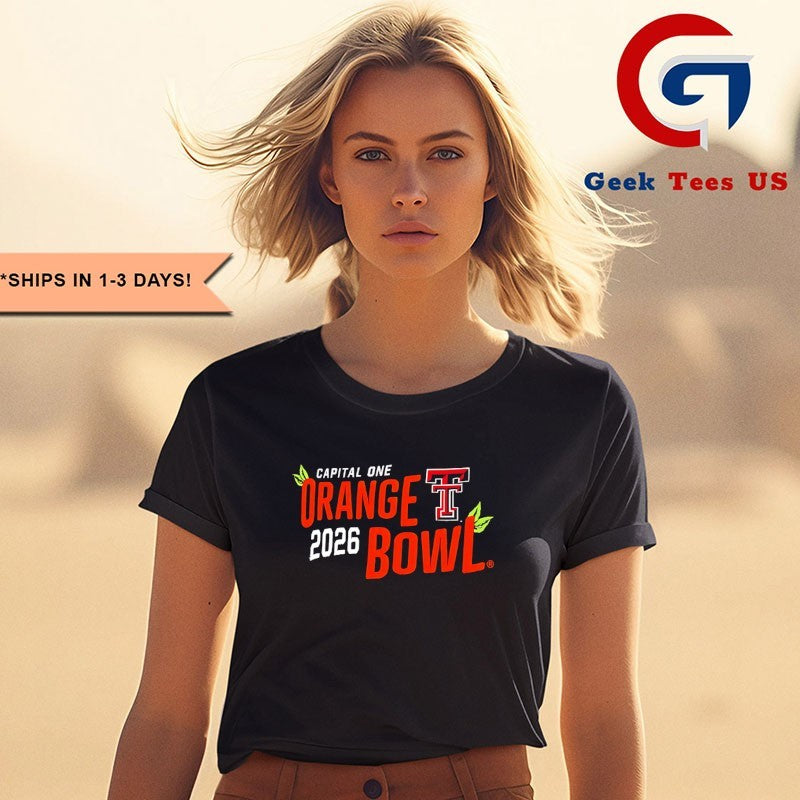 Texas Tech Red Raiders 2026 Capital One Orange Bowl shirt