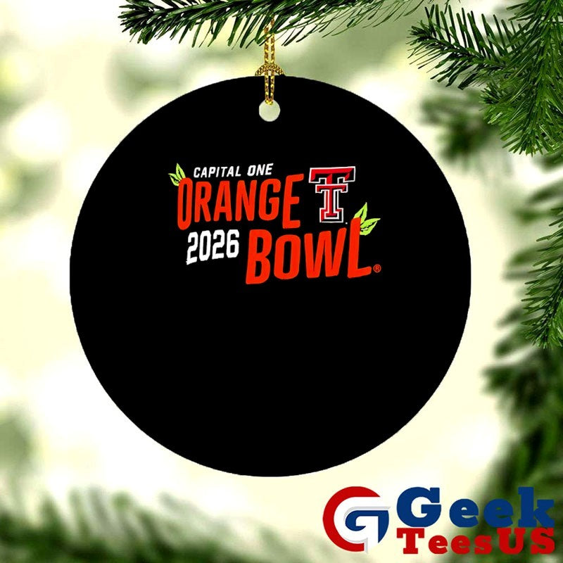 Texas Tech Red Raiders 2026 Capital One Orange Bowl shirt