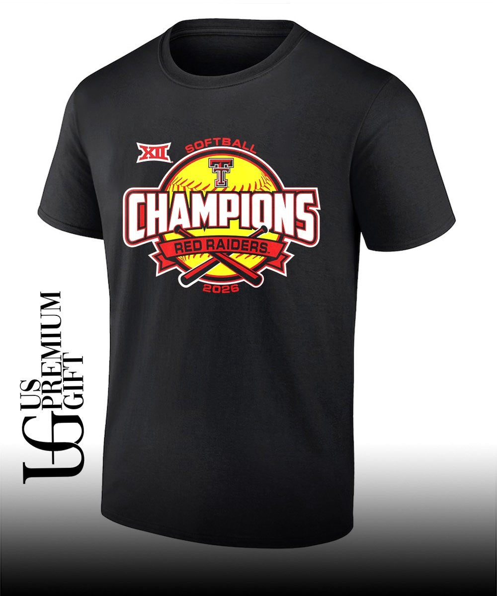 Texas Tech Red Raiders Big 12 Softball Regular Season Champions logo shirt