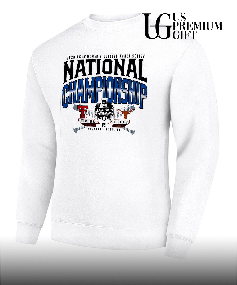 Texas Tech Red Raiders vs Texas Longhorns 2026 NCAA Women’s College World Series shirt