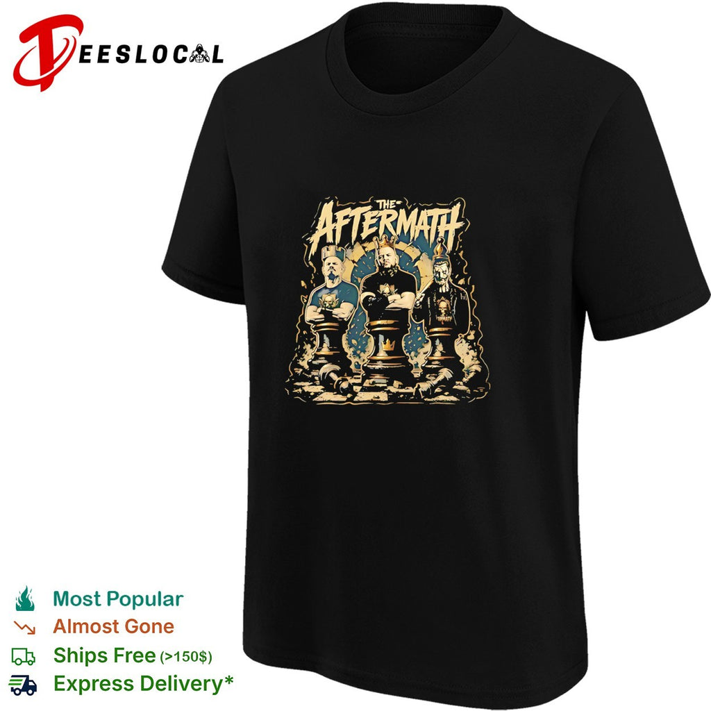 The Aftermath Chess Pieces kings strategy vintage shirt
