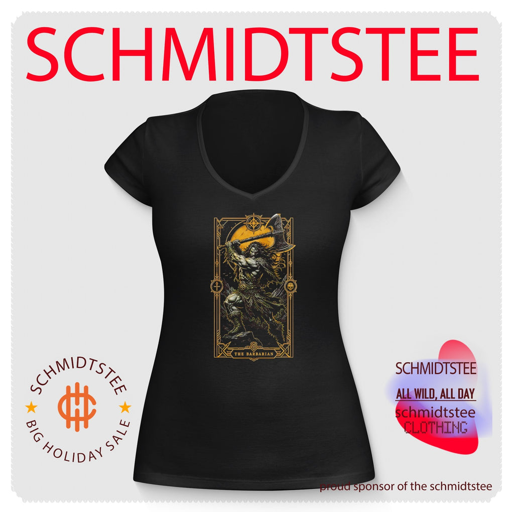The Barbarian Fantasy Warrior with Battle Axe shirt