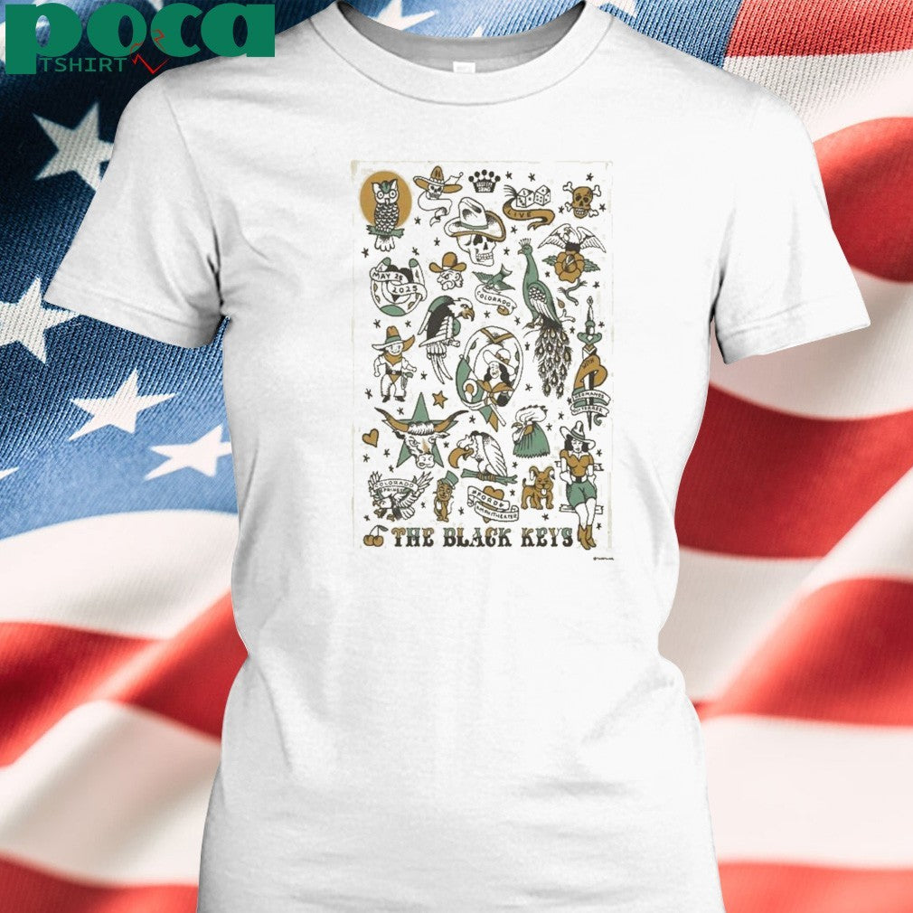 The Black Keys At Ford Amphitheater In Colorado Springs CO On May 25 2025 shirt