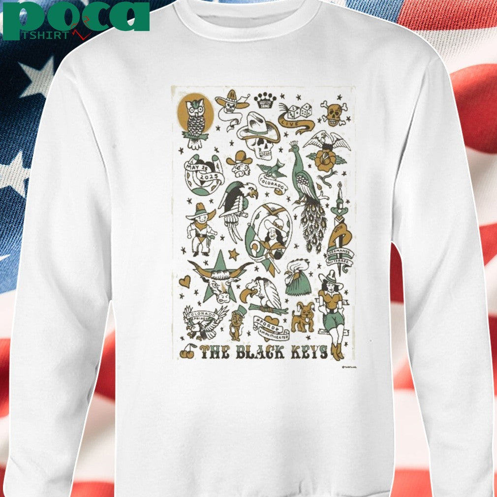 The Black Keys At Ford Amphitheater In Colorado Springs CO On May 25 2025 shirt