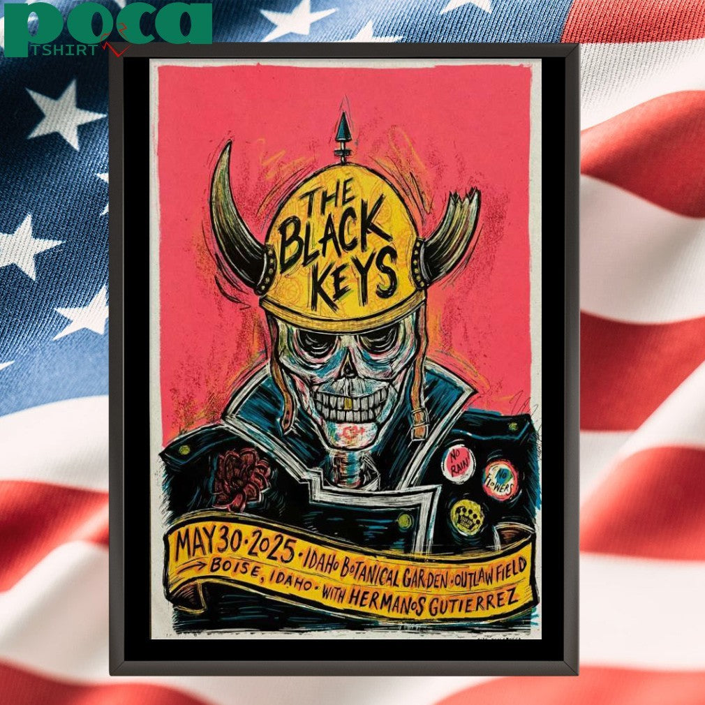 The Black Keys May 30 2025 At the Idaho Botanical Garden in Boise ID Poster Shirt