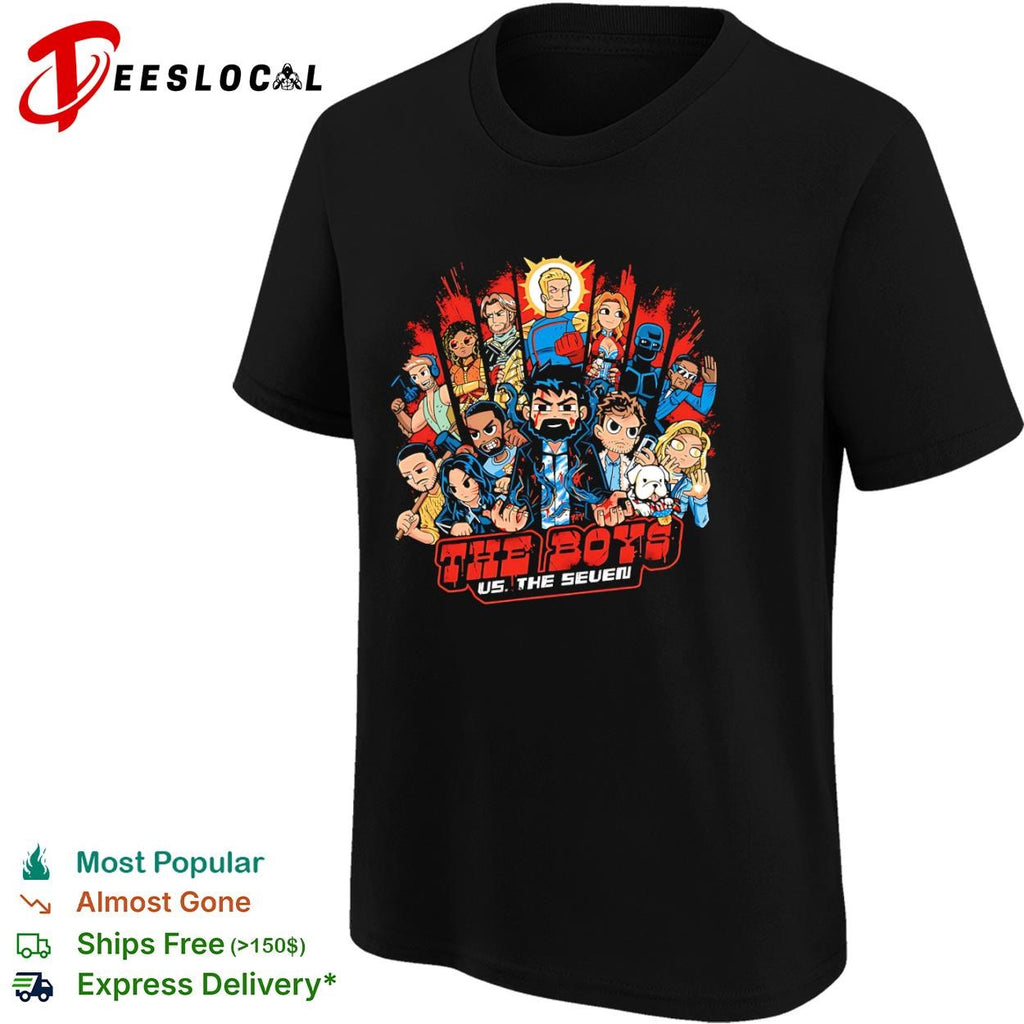The Boys style of Scott Pilgrim vs The World shirt