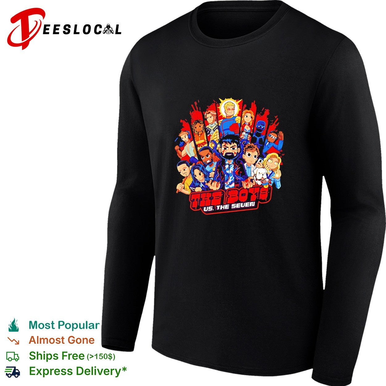 The Boys vs The Seven Chibi Style Homelander shirt