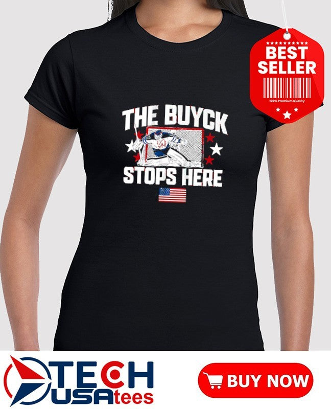 The Buyck stops here Connor Hellebuyck Winnipeg Jets shirt