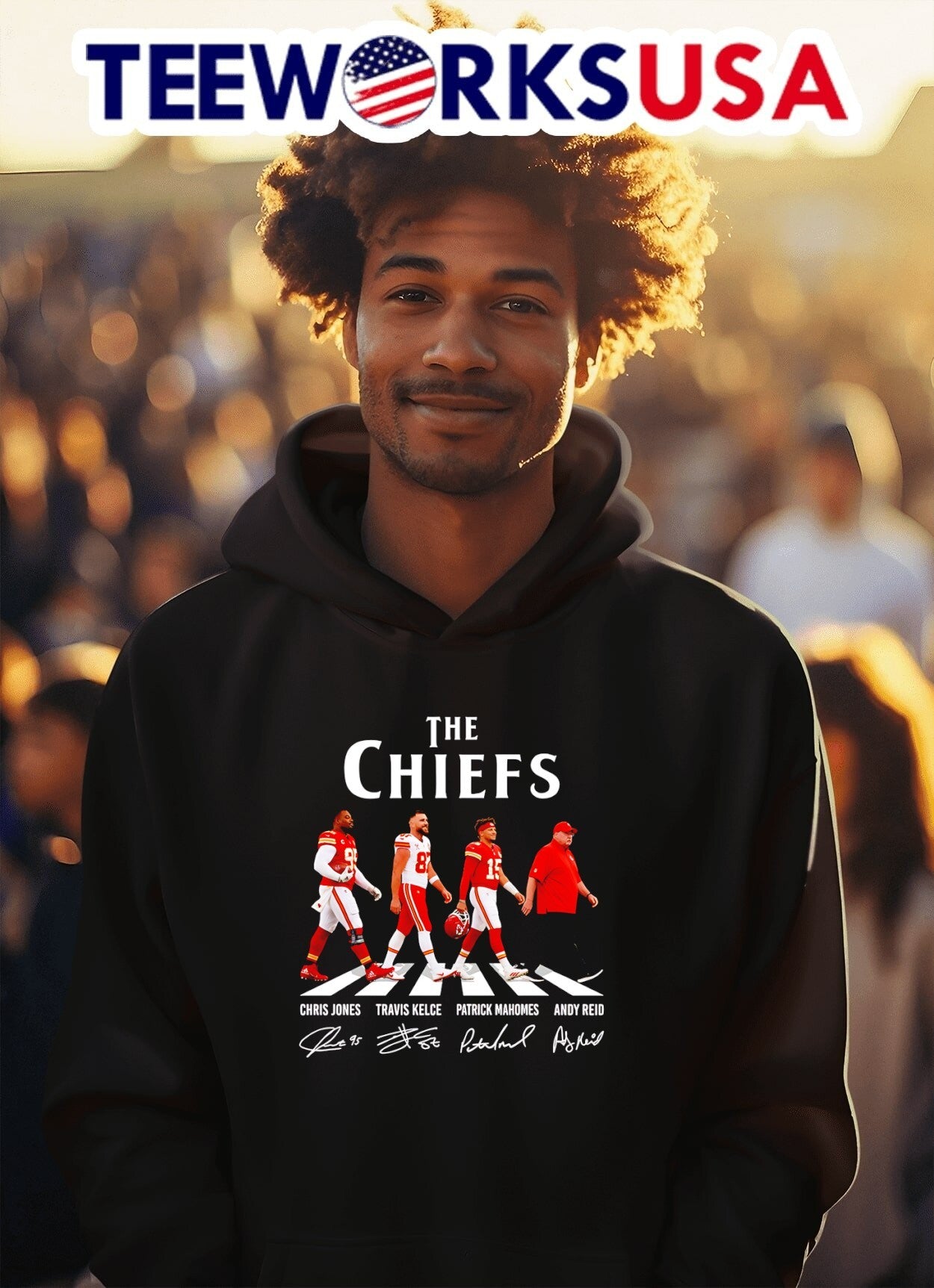 The Chiefs Chris Jones Travis Kelce Patrick Mahomes Andy Reid Shirt