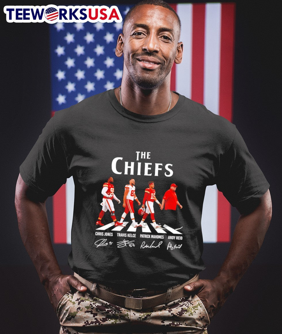 The Chiefs Chris Jones Travis Kelce Patrick Mahomes Andy Reid Shirt