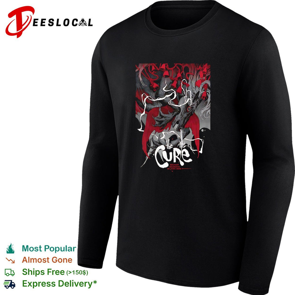 The Cure Hellfest Belmont 2026 poster shirt