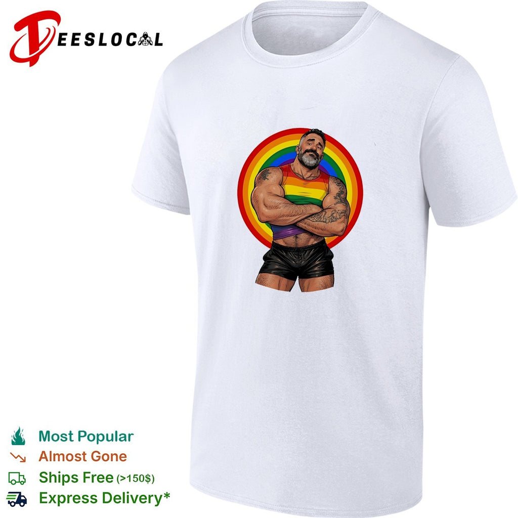 The Daddy Bureau Wowyco Rainbow Gay pride shirt