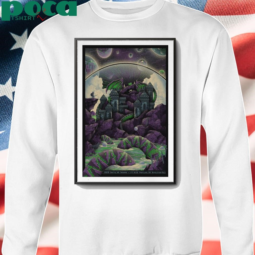 The Disco Biscuits 2025 Shows in Seattle WA And Portland OR Poster shirt