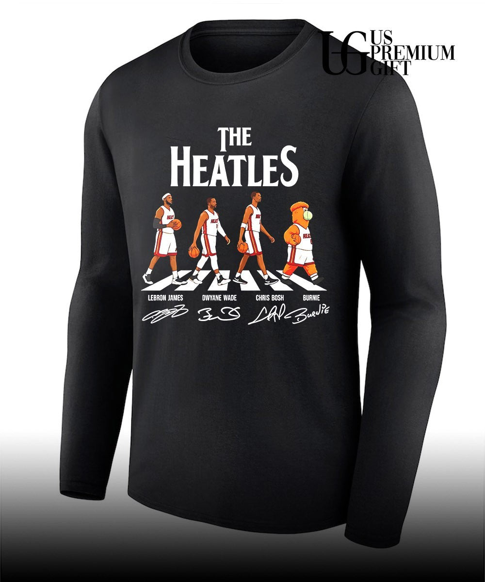 The Heatles Miami Heat basketball abbey road signature shirt