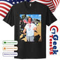 The Man Mocked The Assassination Of Charlie Kirk at No Kings Protest in Georgia shirt