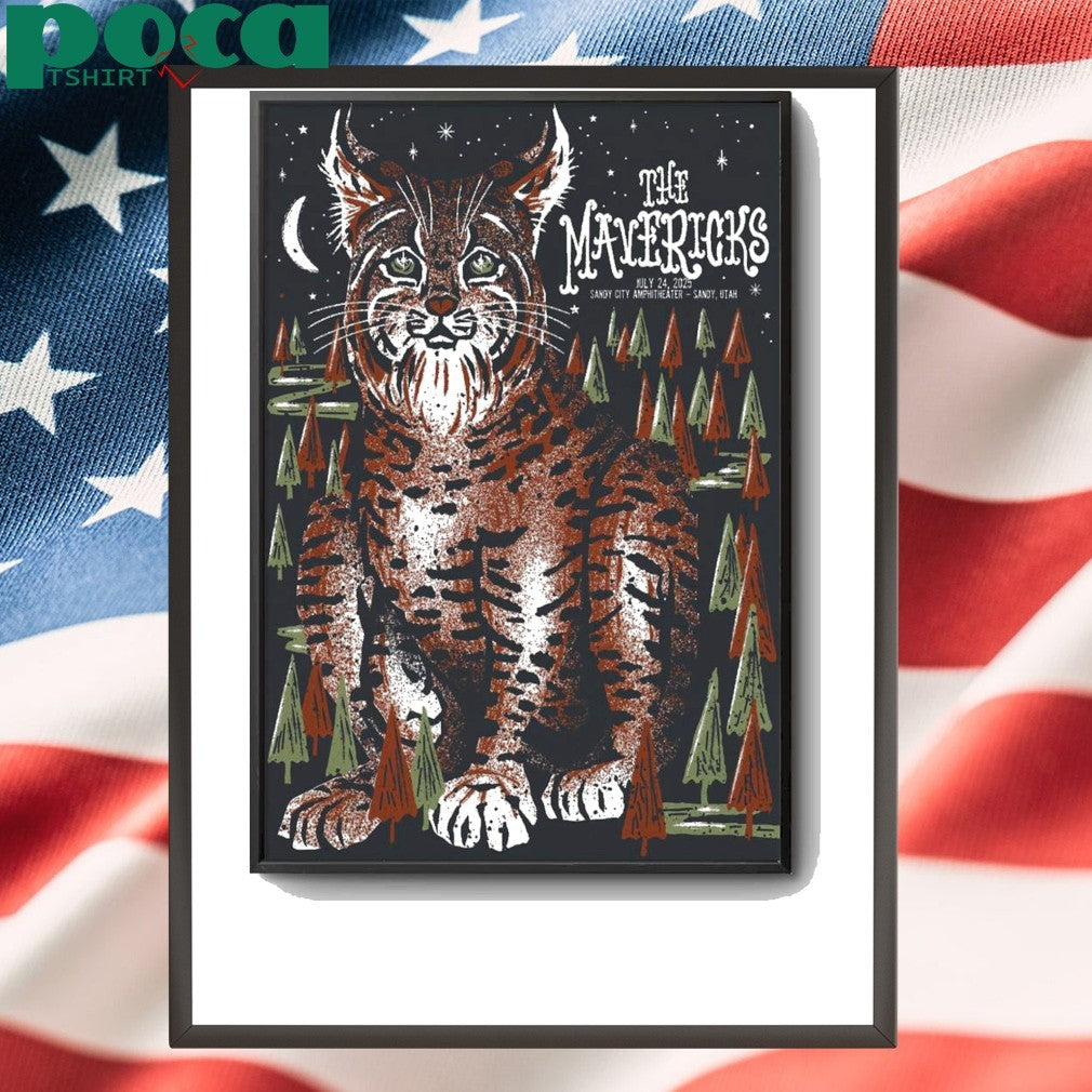 The Mavericks At Sandy Amphitheater On Jul 24 2025 Poster shirt
