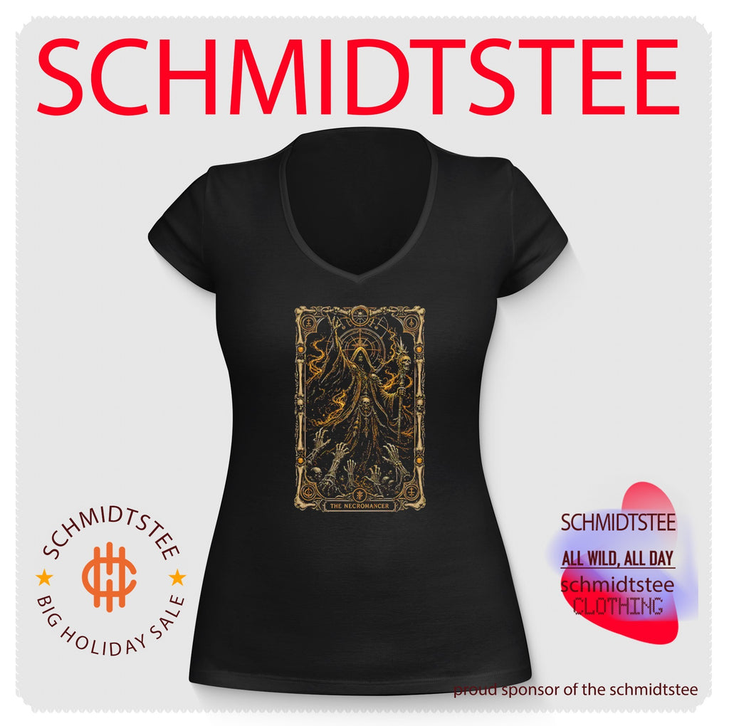 The Necromancer Dark Fantasy Occult Skeleton Art shirt