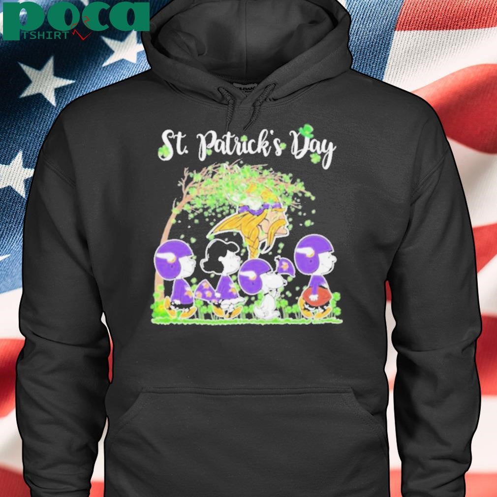 The Peanuts X Minnesota Vikings St Patrick’s Day Shirt