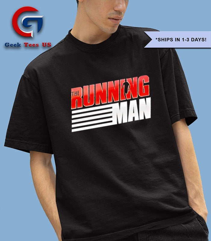 The Running Man Stephen King logo shirt