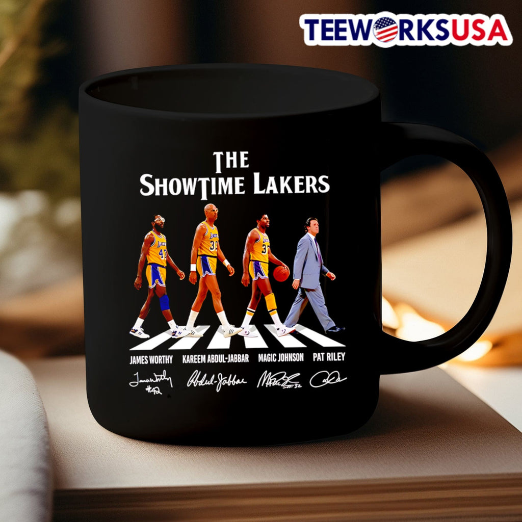The Showtime Lakers James Worthy Kareem Abdul-Jabbar Magic Johnson Pat Riley Shirt