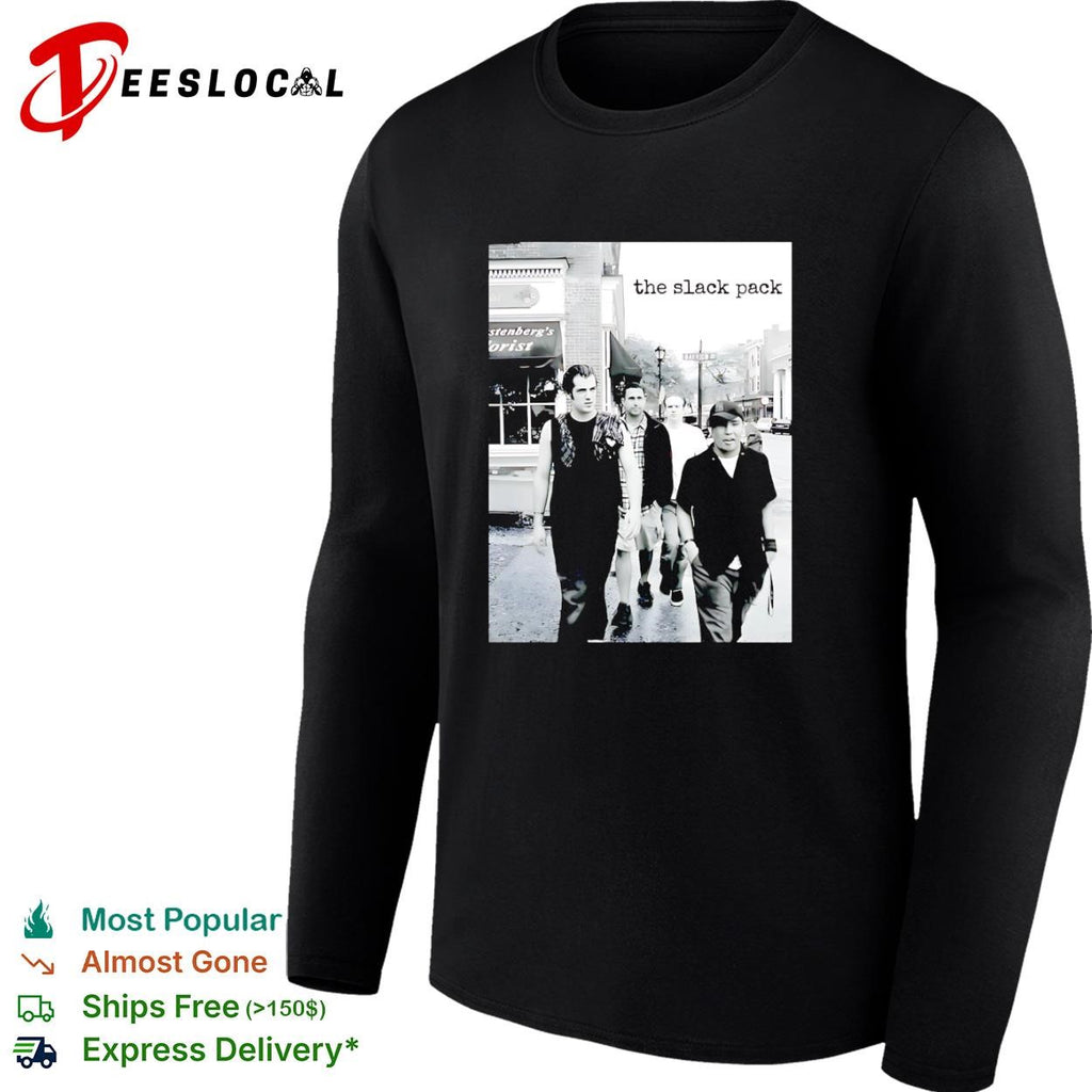The Slack Pack vintage indie rock band walking photo shirt