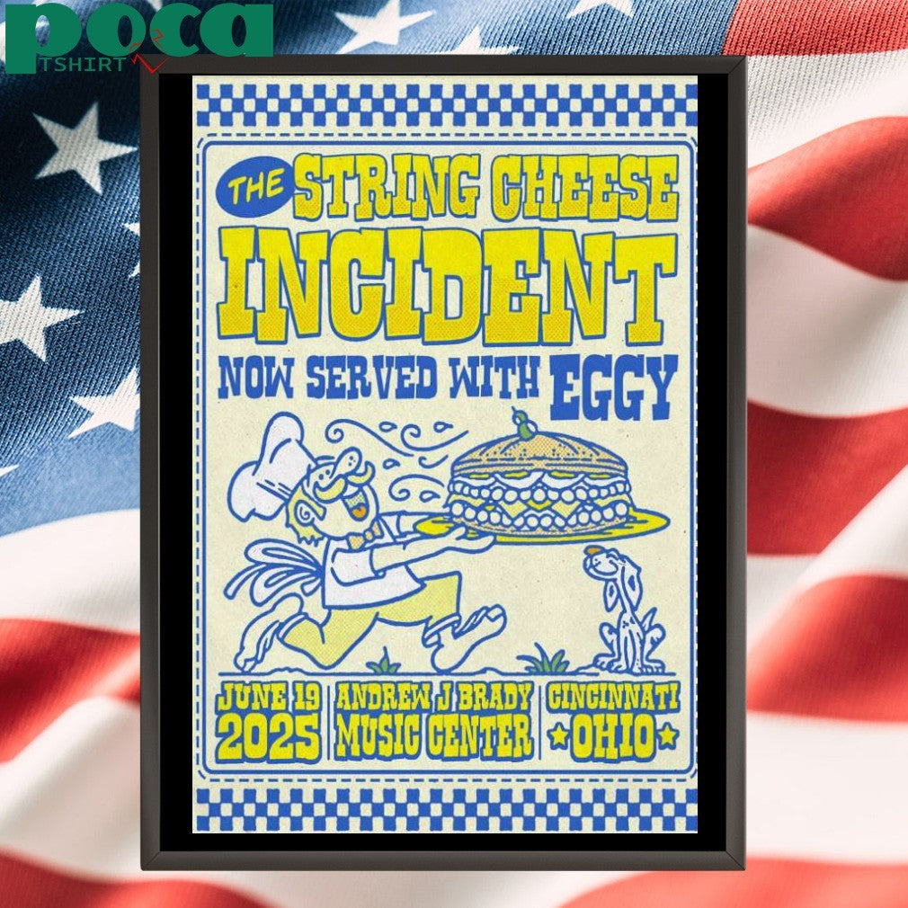 The String Cheese Incident Cincinnati OH Jun 19 2025 Tour Poster Shirt