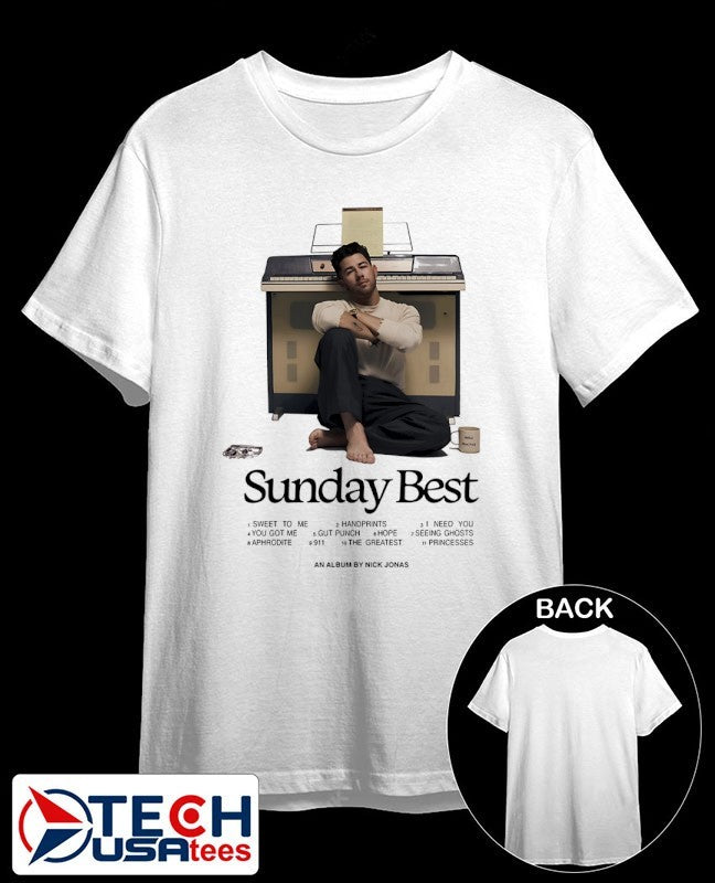 The Sunday Best Tracklist Nick Jonas shirt