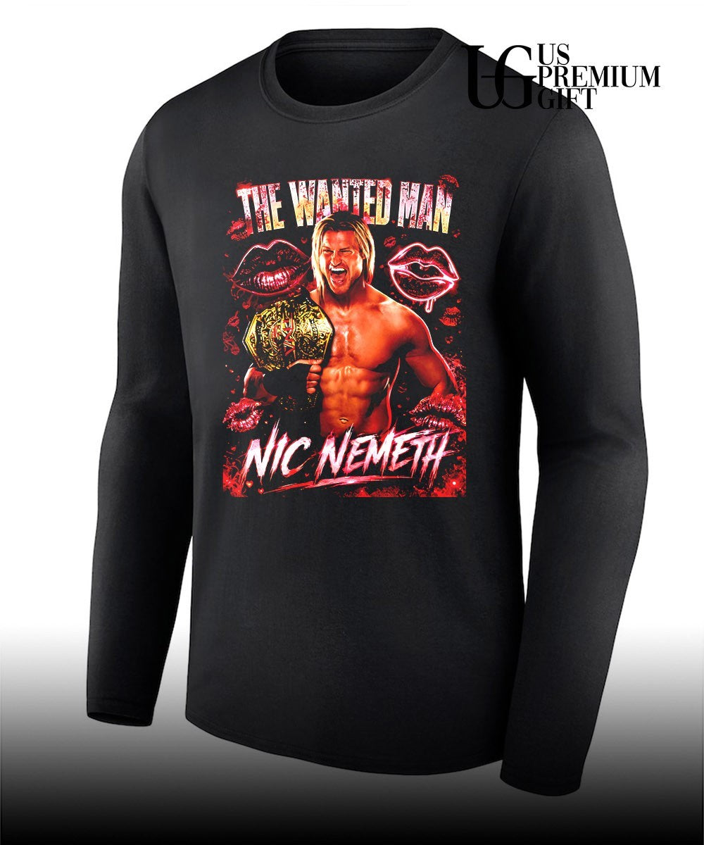 The Wanted Man Nic Nemeth Pro Wrestling shirt